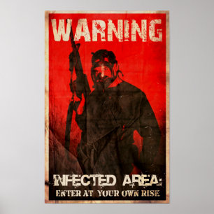 POSTER AVISO: ÁREA CONTAMINADA
