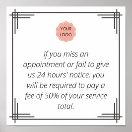 Poster Aviso de cancelamento