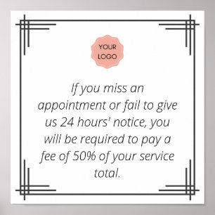 Poster Aviso de cancelamento