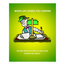 Aviso de Imposto de Renda Contábil Funny