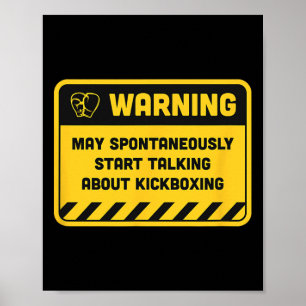 Poster Aviso Pode Começar a Falar Sobre Kick Espontaneame