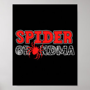 Poster Avó Aranha Spidey Aniversário Correspondência Famí