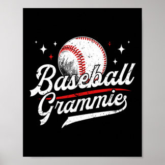 Poster Avó Bysebyll De Um Jogador Bysebyll Grammie