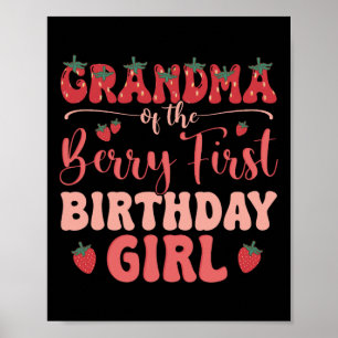 Poster Avó Da Garota De Aniversário Berry First Family Pa