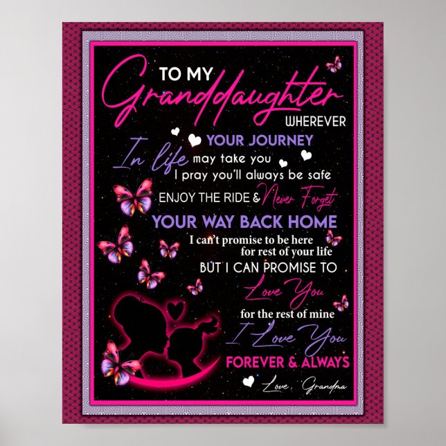 Poster Avô da neta | Carta À Minha neta (Frente)