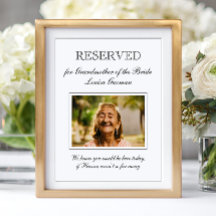 Avó da Noiva Foto Memorial Casamento