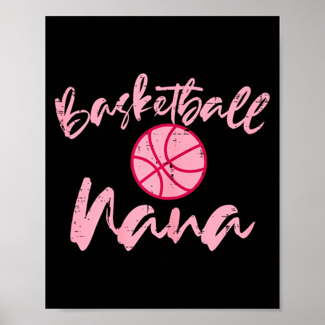 Poster Avó de basquete fofa mamãe avó esportes avó (Frente)