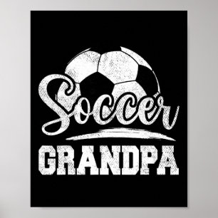 Poster Avô de Futebol Jogador de Futebol Dia de Jogo Dia