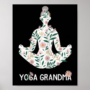 Poster Avó de Ioga Camiseta de Meditação Amante de Pilate
