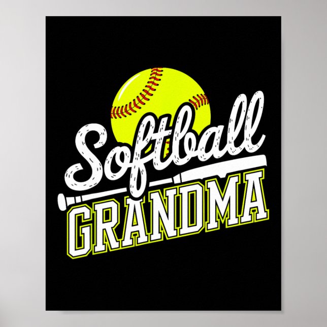 Poster Avó de Softbol _5 (Frente)