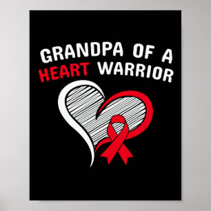 Poster Avô De Um Guerreiro Cardíaco Doença Infantil