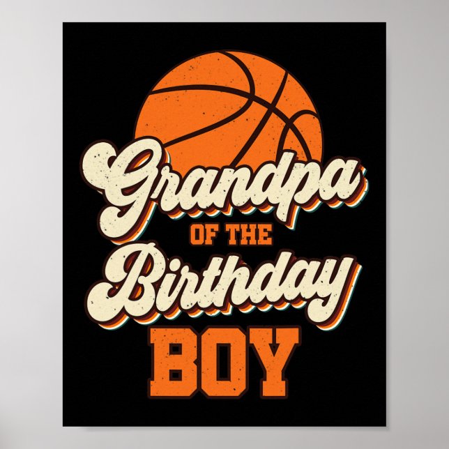 Poster Avô Do Aniversário Bysketbyll Papa F (Frente)