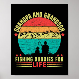 Poster Avô E Avô Pescariam Amigos Para A Vida 1
