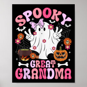 Poster Avó Halloween Assustadora Bisavó G