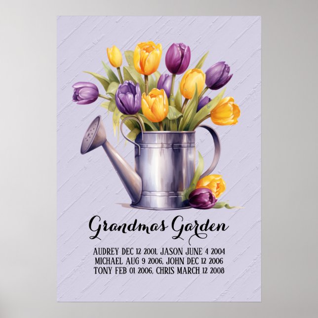 Poster Avó Jardim Avós de Coração (Frente)