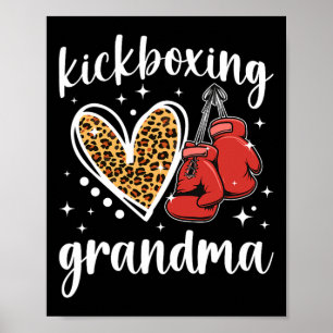 Poster Avó Kickboxing De Uma Avó Kickboxer Ouça