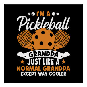 Pôster Avô Legal Jogador de Pickleball