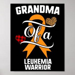 Poster Avó Leucemia Sensibilização Leopardo Buffalo Xadre
