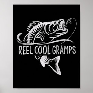 Poster Avô Muito Legal Presentes de Pesca para o Avô Dia