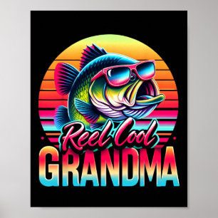 Poster Avó Muito Legal Presentes do Dia das Mães Pesca Di
