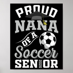 Poster Avó Orgulhosa De Um Veterano De Futebol Da Turma D