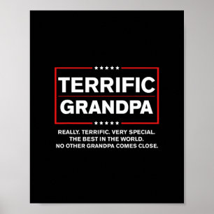 Poster Avô Terrível - Estilo de Campanha de Donald Trump