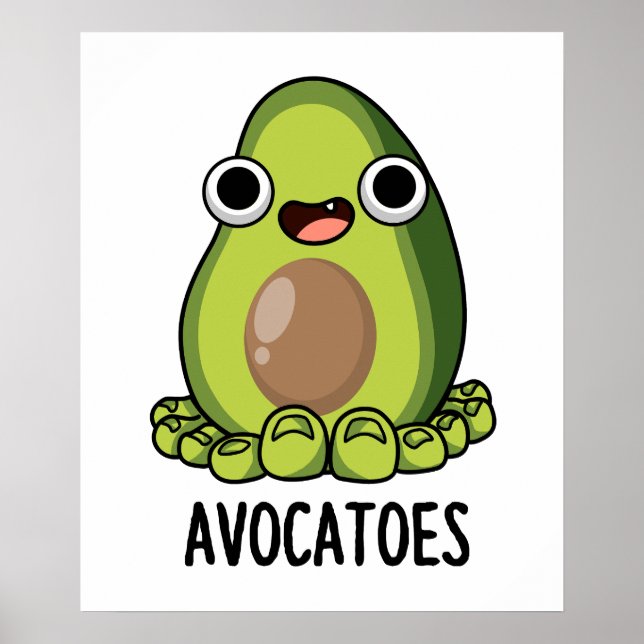 Poster Avoca-toes Funny Avocado Puns (Frente)