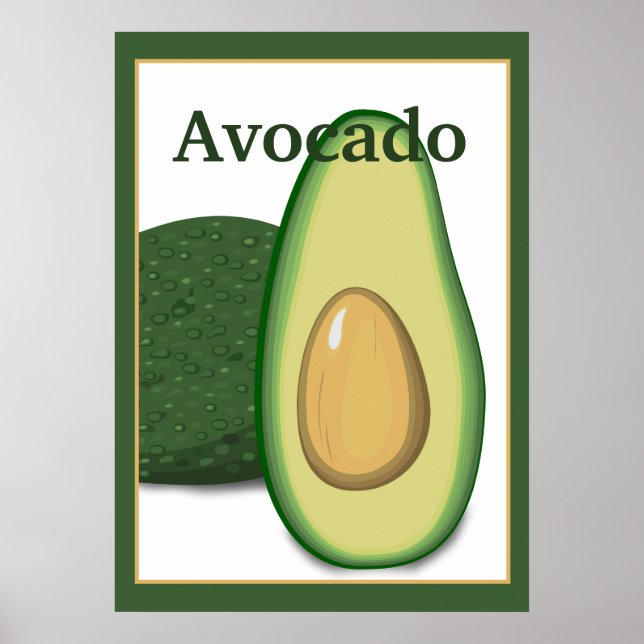 Poster Avocado 20x28 (Frente)