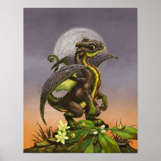 Poster Avocado Dragon 11x14 (4x6 and up)