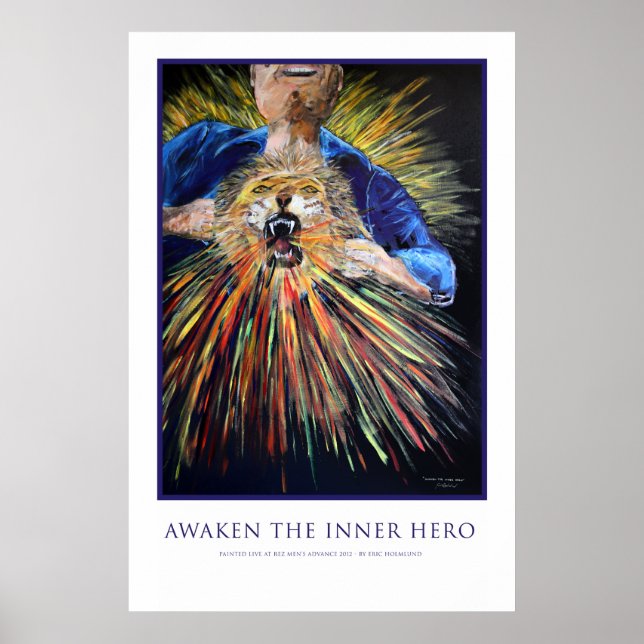 Poster Awaken the Inner Hero (Frente)