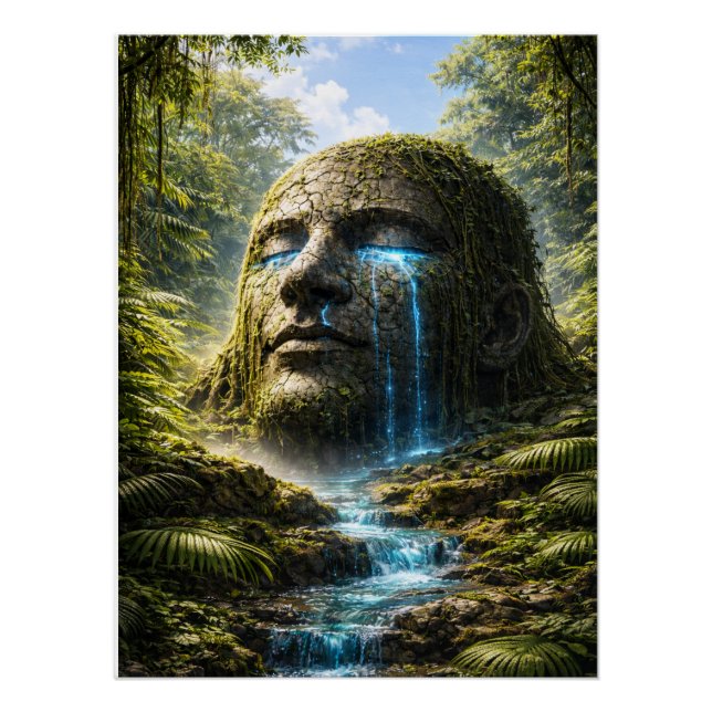 Pôster Awakened Forest Guardian – Ancient Nature Spirit (Frente)