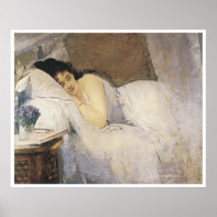 Poster Awakening 1877-78, Eva Gonzales