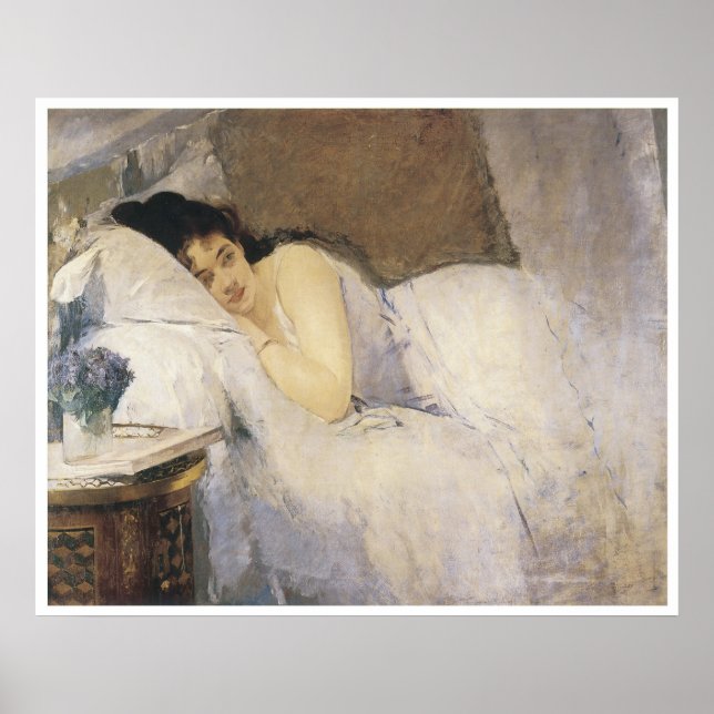 Poster Awakening 1877-78, Eva Gonzales (Frente)