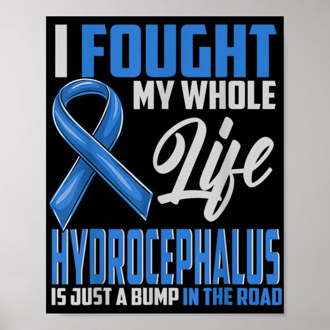 Poster Awareness Water The Brain Fought My Whole Life  (Frente)