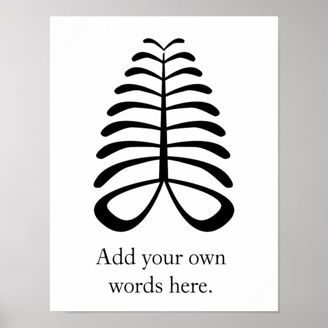 Pôster AYA | Símbolo de resistência e independência (Frente)