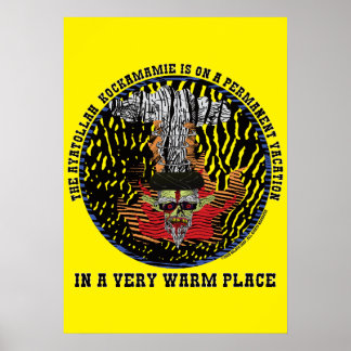 Poster Ayatollah Coisa Maluca Oposição Democrática do Irã
