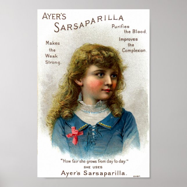 Poster Ayers Como Ela Cresce Justa Vintage Advertising (Frente)