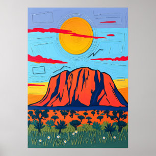 Poster Ayers Rock