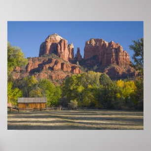 Pôster AZ, Arizona, Sedona, Área de Recreação Crescent Mo