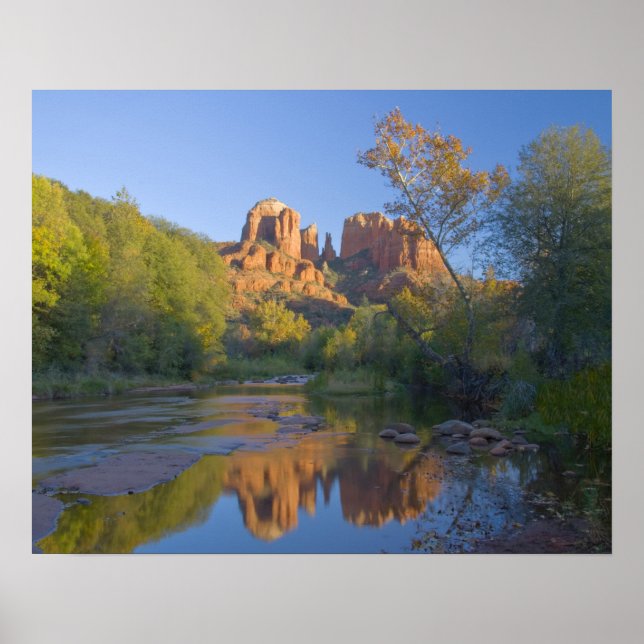 Poster AZ, Arizona, Sedona, Área de Recreação da Lua Cres (Frente)
