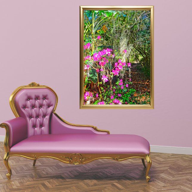 Pôster Azalea Path Bok Tower Gardens Lake Wales Flórida (Criador carregado)