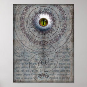 Pôster AZATHOTH 8.5x11