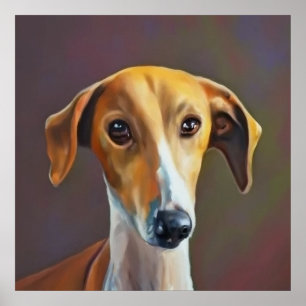 Poster Azawakh - Retrato Cachorro