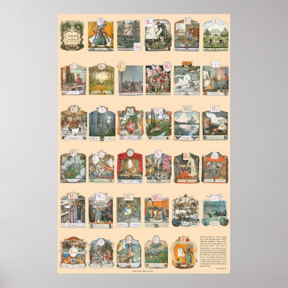 Poster Azbuka (Alfabeto) por Alexander Benois