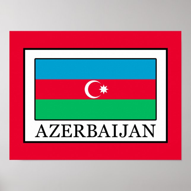 Poster Azerbaijão (Frente)
