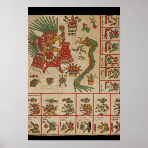 Pôster Aztec Codex Borbonicus