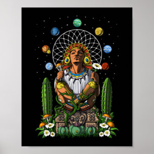 Poster Aztec Deus Xochipilli