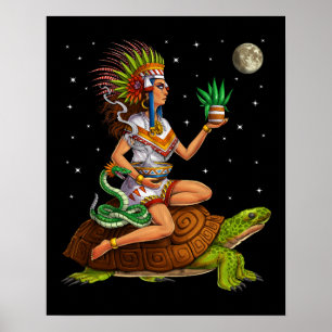 Poster Aztec Deusa Mayahuel