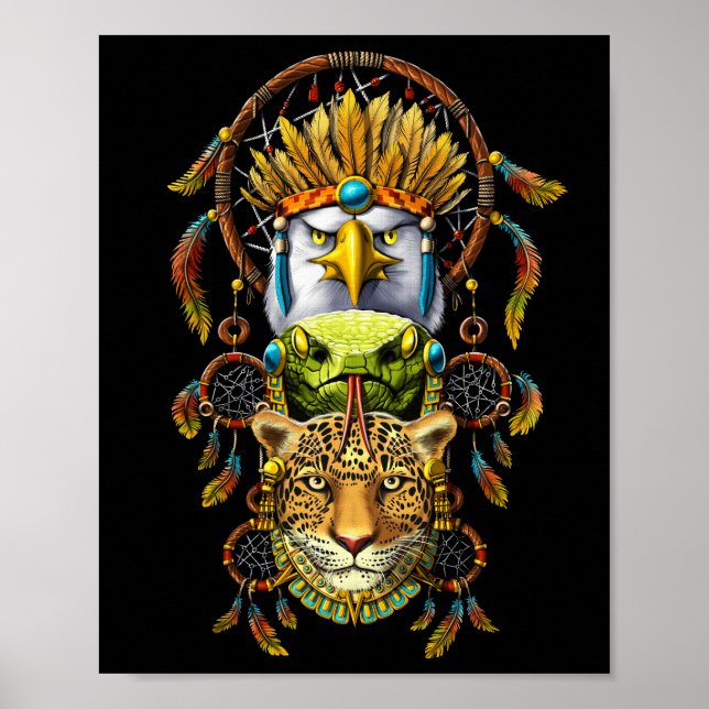 Poster Aztec Dreamcatcher (Frente)