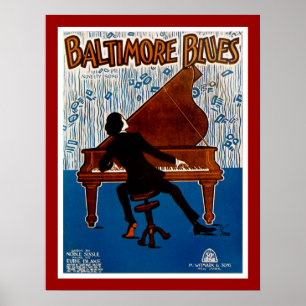 Poster Azuis de Baltimore